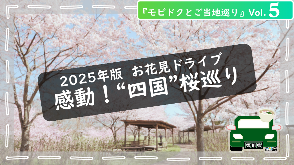 モビドクとご当地巡りVol.6： 春爛漫！【2025年 中国地方🌸】お花見ドライブ